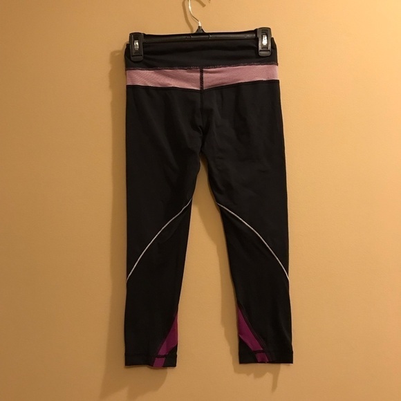 LULULEMON RUN EMPOWER CROP PANTS BLACK Leggings - Picture 7 of 11
